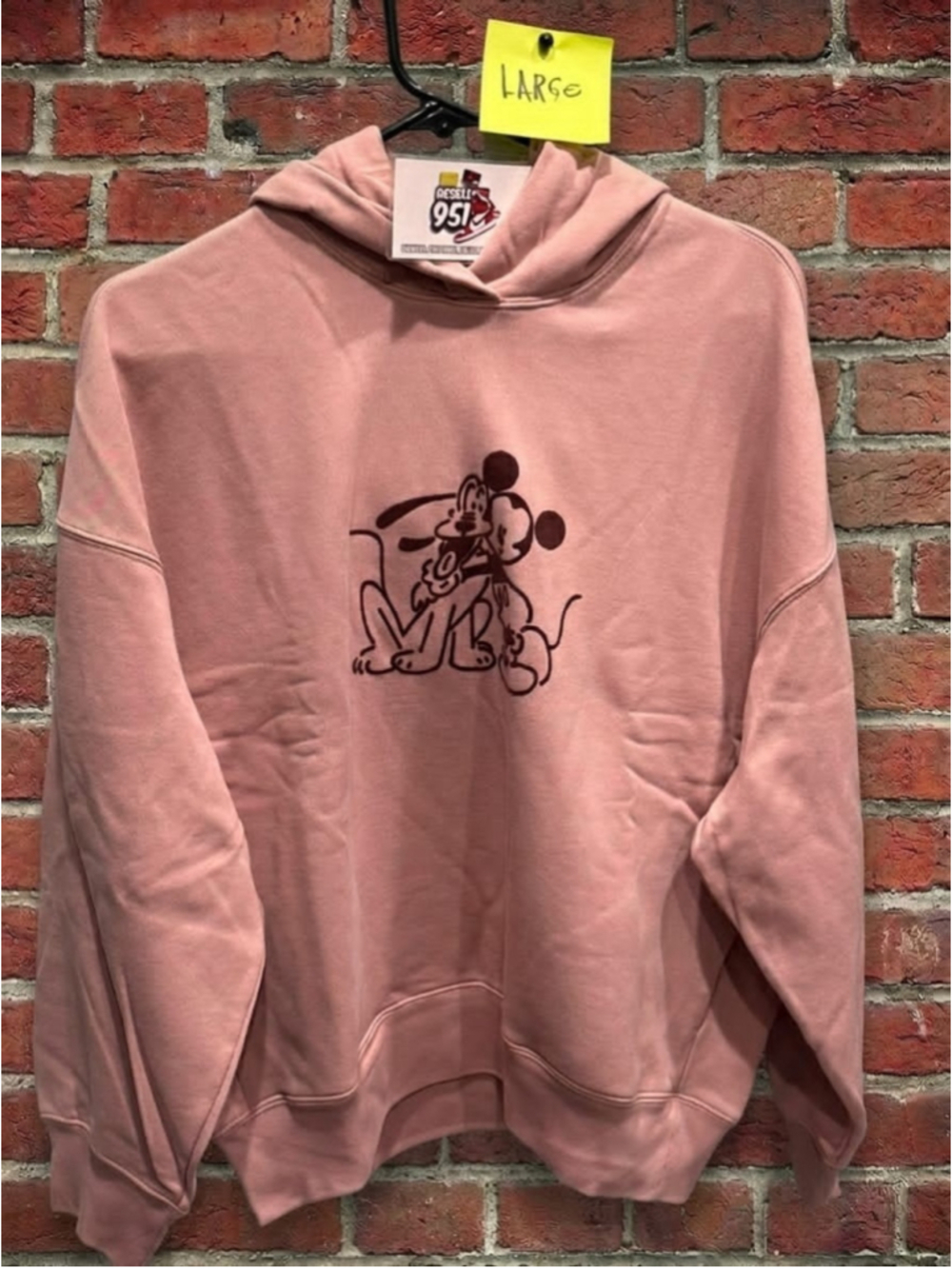 Large Hoodie Mickey and Friends Women's - Uniqlo x Yu Nagaba 476138 NWT